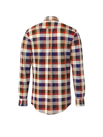 FYNCH-HATTON | Flanellhemd Regular Fit | rot
